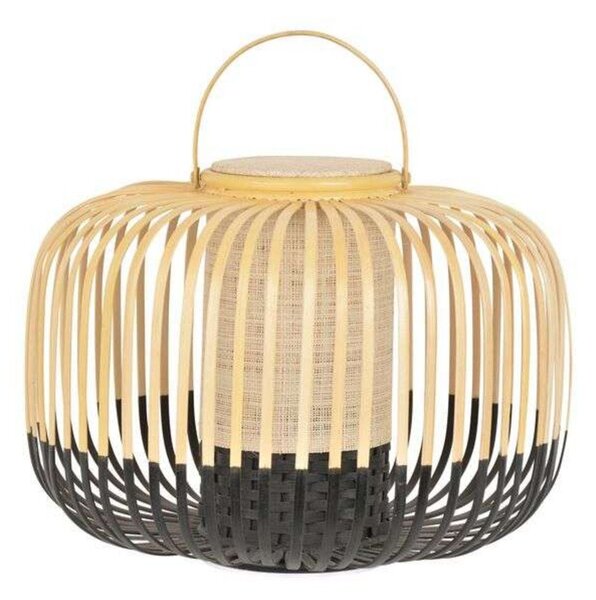Lampade da esterno Forestier, Take A Way S, dimmerabile, Nero, Terrazza, Bambù, Design
