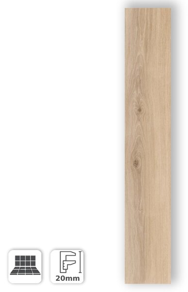 ABK ECO CHIC NATURALE 20MM 30X180 - GRES PORCELLANATO SPESSORATO 2CM EFFETTO LEGNO