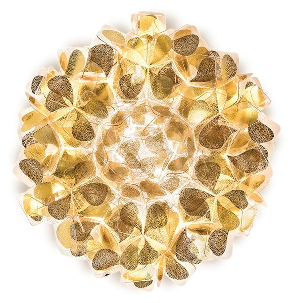 Applique da parete Slamp, Clizia Mama Non Mama, dimmerabile, Dorato / Ottone, Soggiorno, Plastica, Design