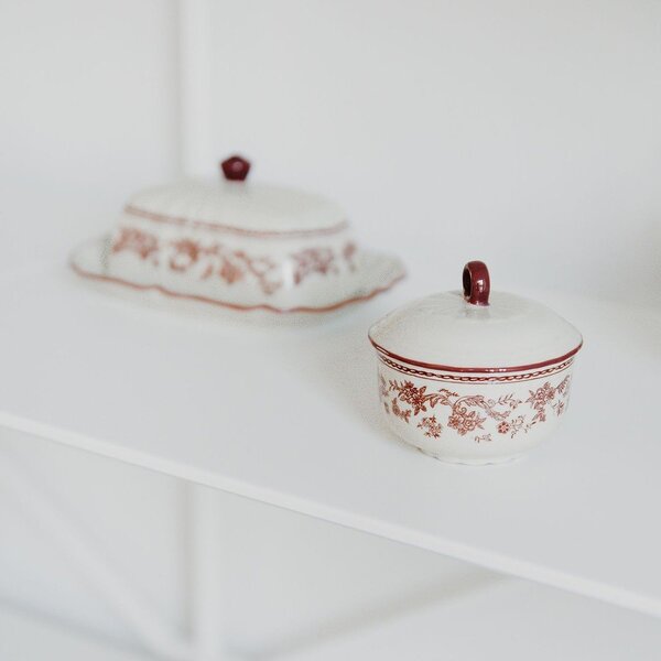 Burriera burgundy/avorio in porcellana Cyril – S|P Collection