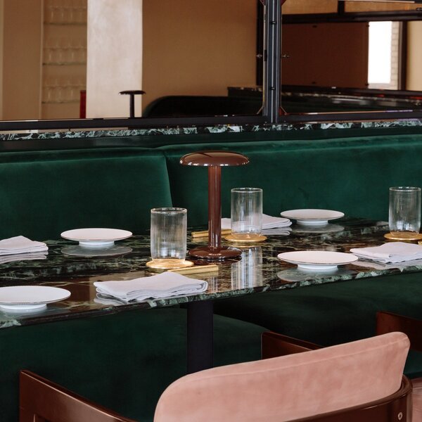 Lampade da esterno Flos Architectural, Gustave, dimmerabile, Marrone / Ruggine, Terrazza, Metallo, Design