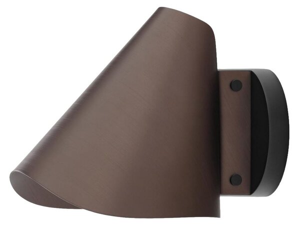 Applique da parete &Tradition, Bonnet SC103, dimmerabile, Bronzo / Ottone anticato, Soggiorno, Alluminio, Moderno