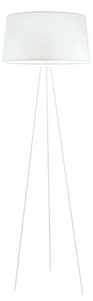 Lampada da terra kdln, TRIPOD, dimmerabile, Bianco, Camera da letto, Metallo, Design