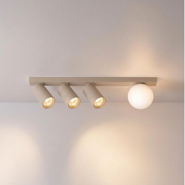 Brilagi - Faretto SELE BALL 3xGU10/30W/230V + 1xG9/10W colore beige