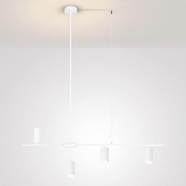 Brilagi - Lampadario sospeso CRANE 4xGU10/30W/230V bianco