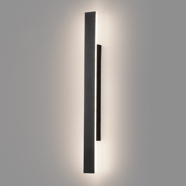 Applique da esterno LED WOW 11W/230V 3000/4000/6000K 60 cm IP54 nero