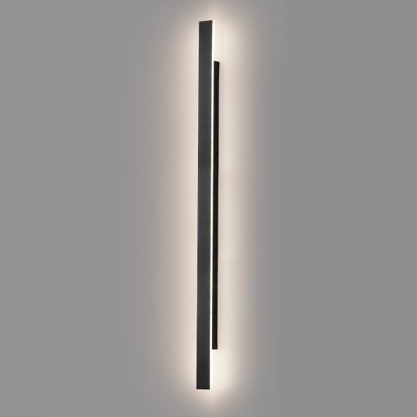 LED Applique da parete per esterni WOW LED/20W/230V 3000/4000/6000K 120cm IP54 nero