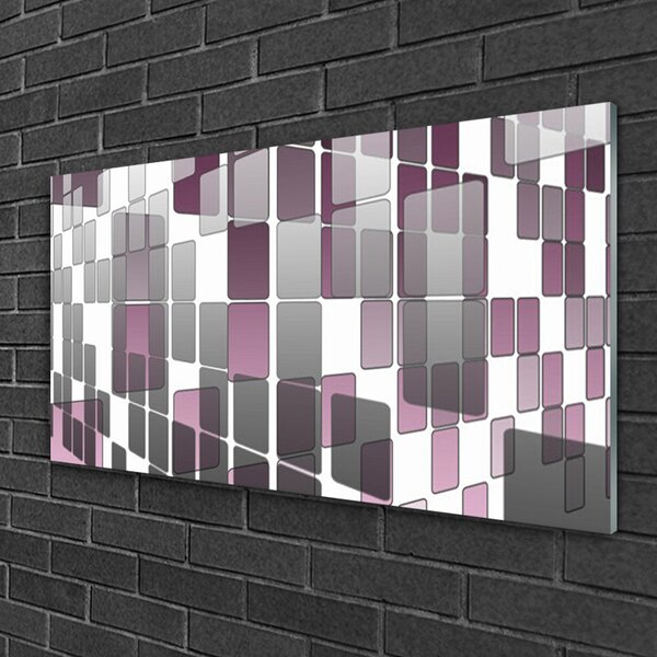 Quadro su vetro Grafica astratta 100x50 cm 2 appendini
