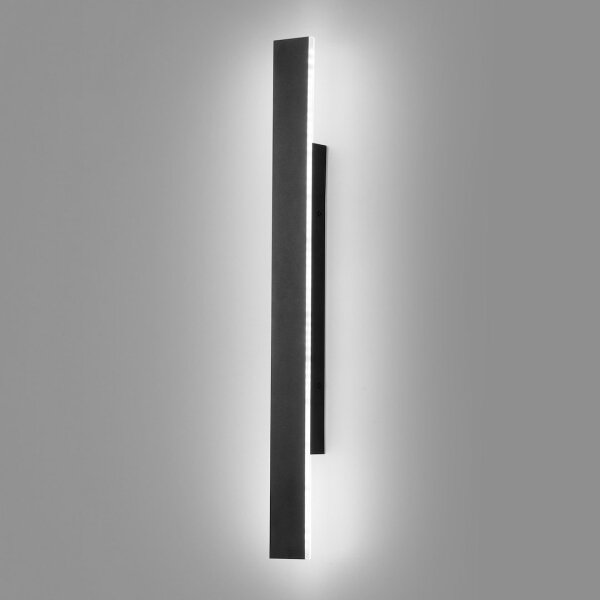 Applique da esterno LED WOW 11W/230V 3000/4000/6000K 60 cm IP54 nero