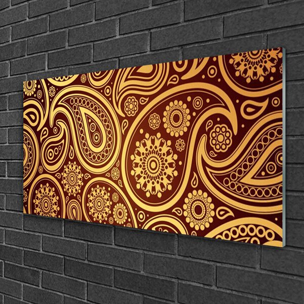 Quadro di vetro Grafica astratta 100x50 cm 2 appendini