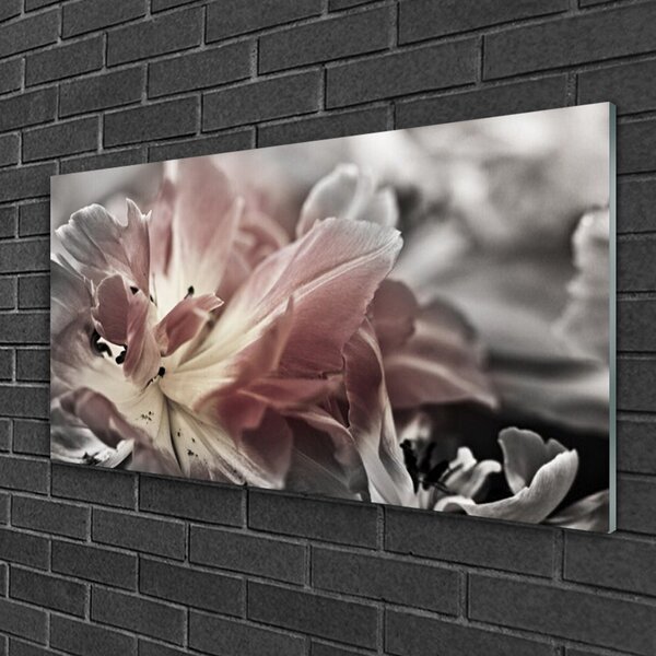 Quadro vetro Grafica astratta 100x50 cm 2 appendini