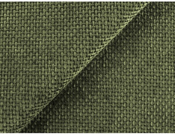 Divano verde allungabile/con contenitore con rivestimento in ciniglia 252 cm Kona – Makamii