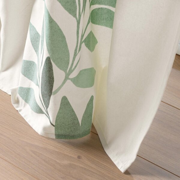 Tenda bianca/verde 140x260 cm Nymphea – douceur d'intérieur