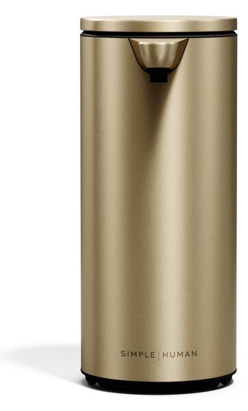 Dispenser per sapone automatico oro opaco in acciaio 266 ml – simplehuman