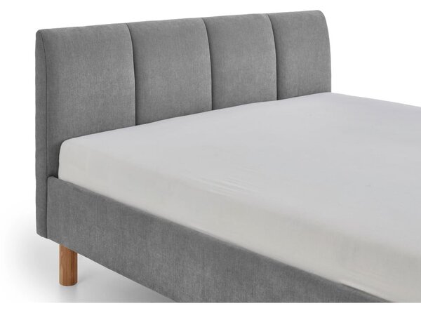Letto singolo imbottito grigio rete non inclusa 120x200 cm Joker – Meise Möbel