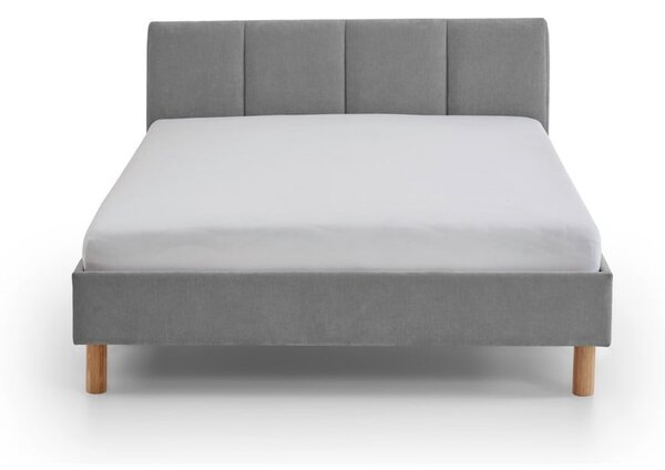Letto singolo imbottito grigio rete non inclusa 120x200 cm Joker – Meise Möbel