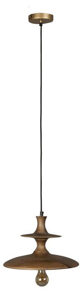 Lampadario colore naturale scuro in mango massiccio ø 34 cm Cath – Dutchbone