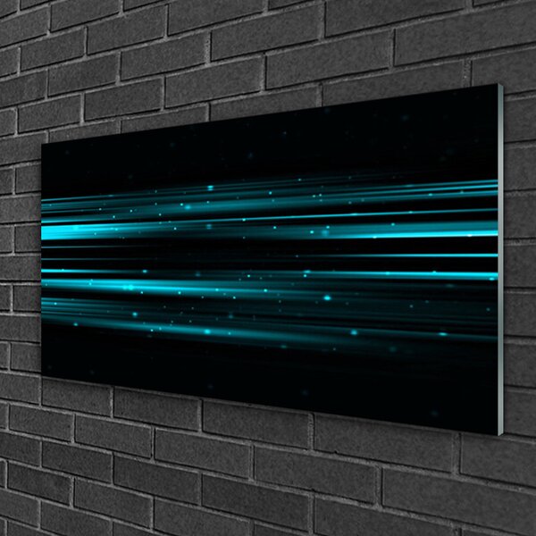 Quadro di vetro Grafica astratta 100x50 cm 2 appendini
