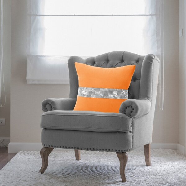 Federa con zirconi arancio