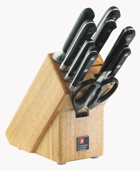 Set di 10 coltelli da cucina con blocco in legno V Sabatier Love Food