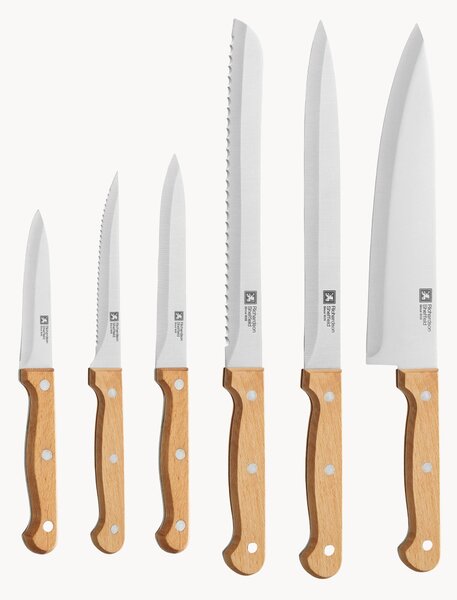 Set di 6 coltelli da cucina Artisan Bois
