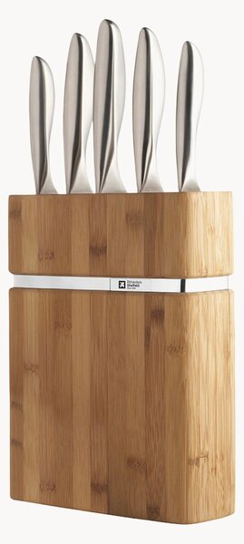 Set di 6 coltelli da cucina con supporto in legno Forme