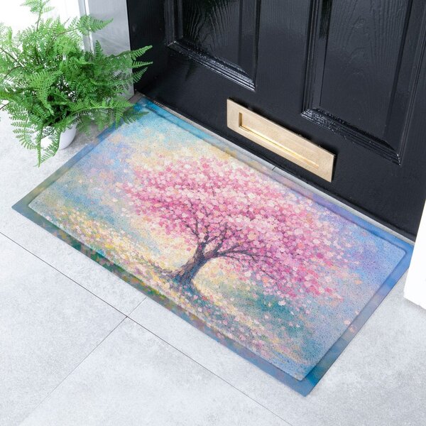 Zerbino in PVC 40x70 cm Blossom Tree – Artsy Doormats