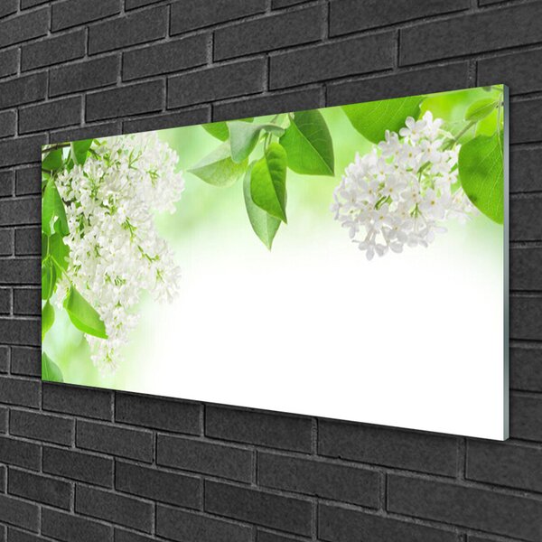 Quadro su vetro Petali Natura Pianta 100x50 cm 2 appendini