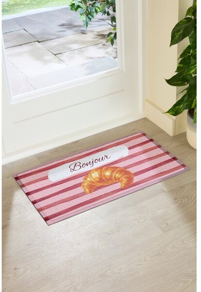 Zerbino in PVC 40x70 cm Croissant Bonjour – Artsy Doormats
