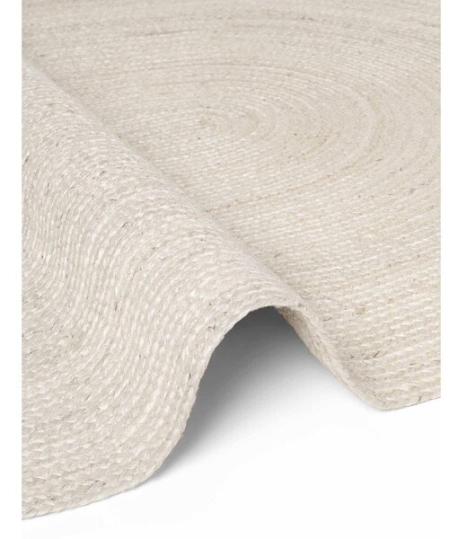 Tappeto color crema in iuta reversibile/tessuto a mano 160x230 cm Braided – Hanse Home