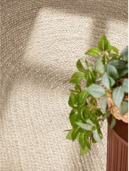 Tappeto color crema in iuta reversibile/tessuto a mano 160x230 cm Braided – Hanse Home