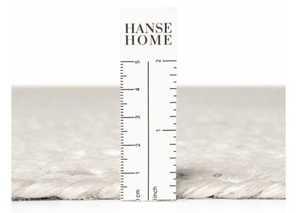 Tappeto color crema in iuta reversibile/tessuto a mano 160x230 cm Braided – Hanse Home