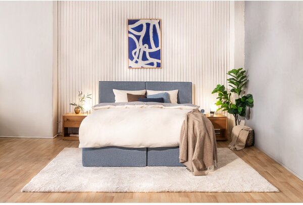 Letto boxspring blu 160x200 cm Olia Bold – Bonami Selection