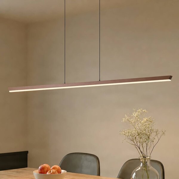 Lampada a sospensione Solvar Lucande, dimmerabile, Marrone / Ruggine, Soggiorno / Sala da pranzo, Metallo, Lampada a sospensione