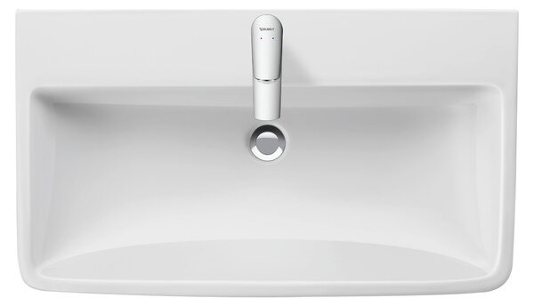 Duravit No.1 lavabo, 1 trou de robinetterie, avec trop-plein, 800x460mm, partie inférieure vitrifiée, 23758000002, 23758000002