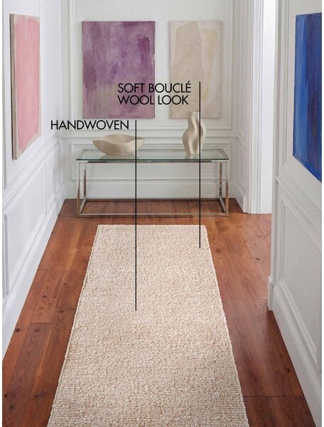 Passatoia color crema tessuta a mano 80x300 cm Notting Hill Portobello – Ted Baker