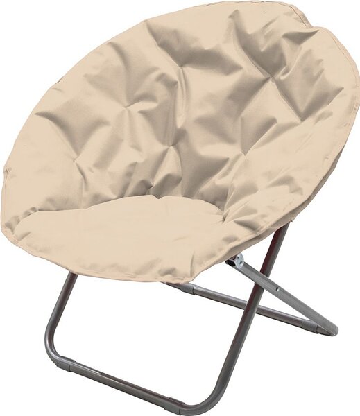 Galileo Poltrona da Esterno Pieghevole in Metallo/Poliestere Dimensioni 80x80x80 cm colore Assortiti - Moon chair