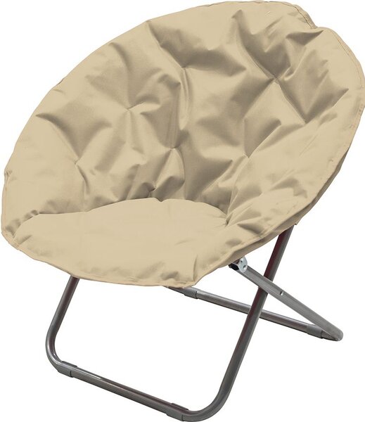 Galileo Poltrona da Esterno Pieghevole in Metallo/Poliestere Dimensioni 80x80x80 cm colore Assortiti - Moon chair