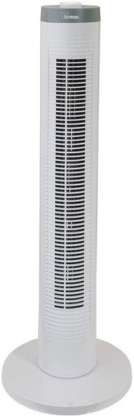 Bimar Ventilatore a Colonna da Pavimento 80cm con Timer Potenza 45 Watt colore Bianco - VC77