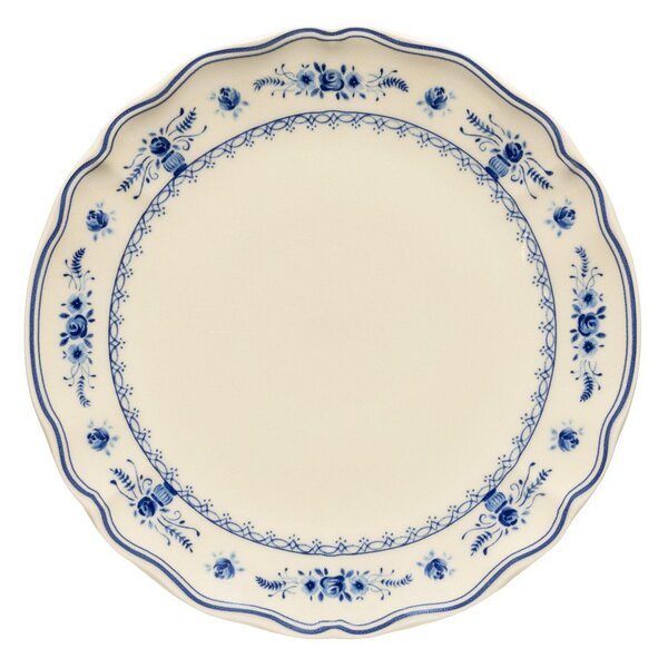 Piatto blu/beige in gres ø 27 cm Vila – Costa Nova