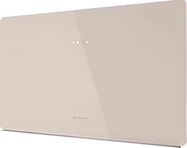 Faber Cappa Cucina Aspirante a Parete Larghezza 80 cm Classe A colore Sabbia - 330.0615.654 GLAM FIT ZERODRIP SAND