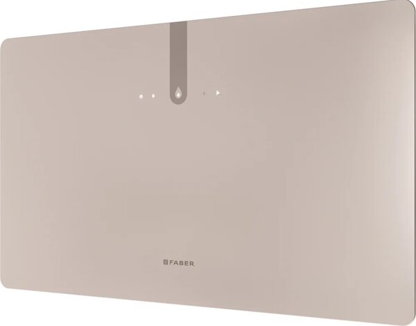 Faber Cappa Cucina Aspirante a Parete Larghezza 80 cm Classe A colore Sabbia - 330.0615.736 GLAMFIT ZERODRIPPLUS SND