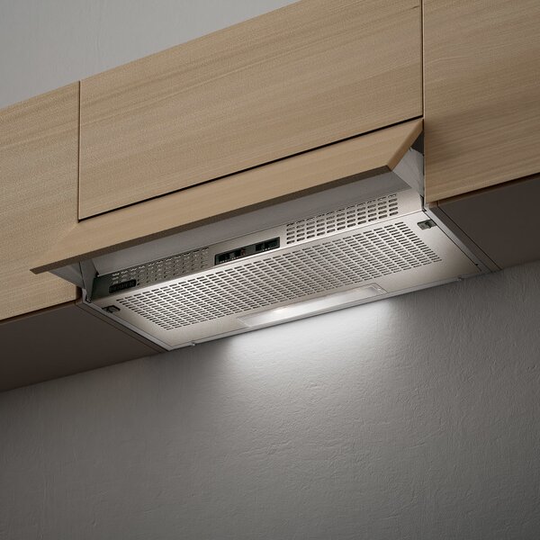 Faber Cappa Cucina Aspirante Sottopensile Incasso Larghezza 90 cm Classe D colore Inox - 315.0547.805 152 SRM LG/XA90