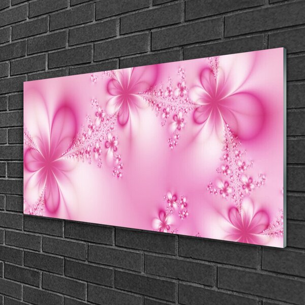 Quadro in vetro Grafica astratta 100x50 cm 2 appendini