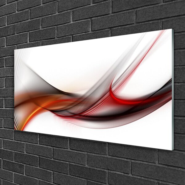 Quadro vetro Grafica astratta 100x50 cm 2 appendini