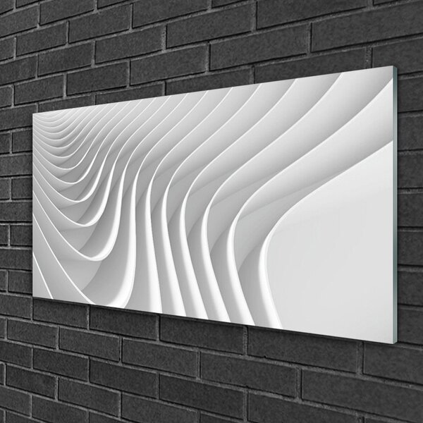 Quadro in vetro Grafica astratta 100x50 cm 2 appendini