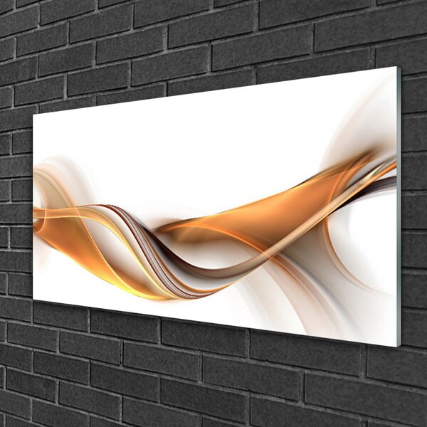 Quadro vetro Grafica astratta 100x50 cm 2 appendini