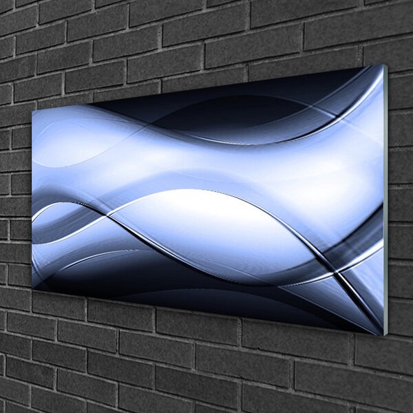 Quadro di vetro Grafica astratta 100x50 cm 2 appendini