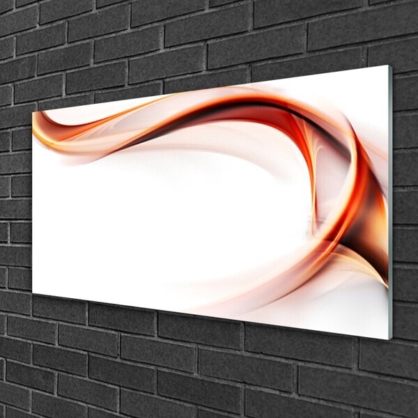 Quadro su vetro Grafica astratta 100x50 cm 2 appendini
