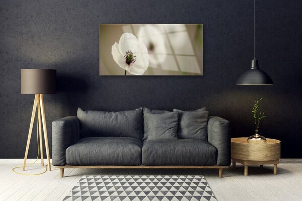 Quadro su vetro Fiore Pianta naturale 100x50 cm 2 appendini